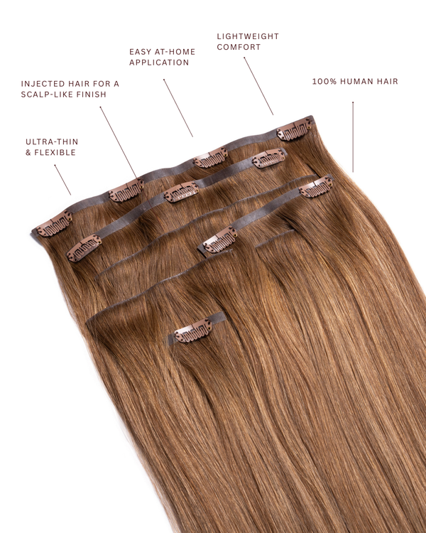 Clip Ins Biscuit Blonde