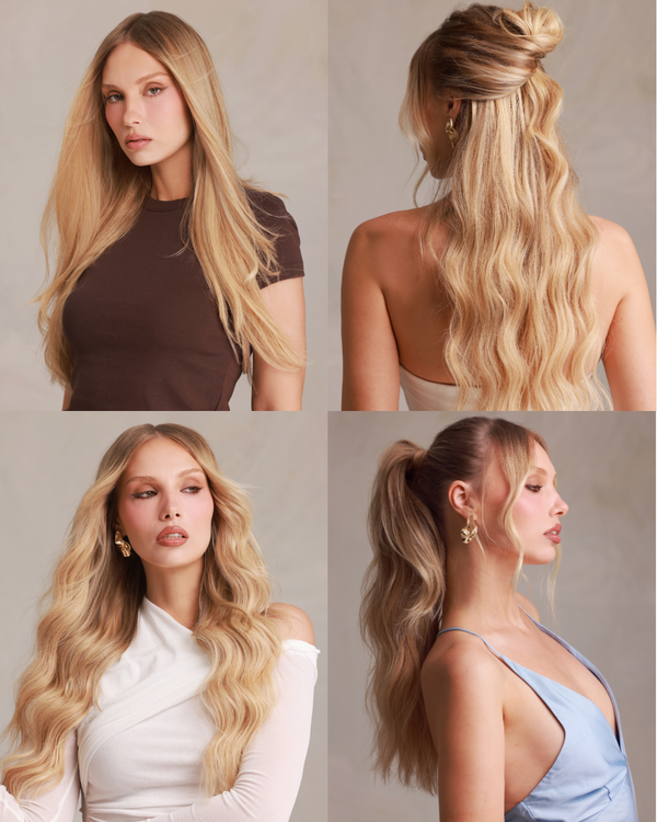 Clip Ins Biscuit Blonde